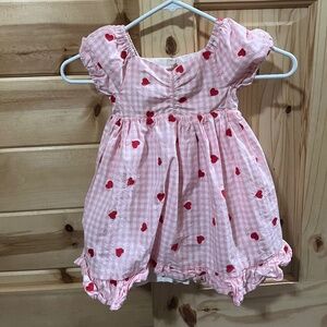 Isaac Mizrahi Toddler Girls Valentines Heart Dress - 2T